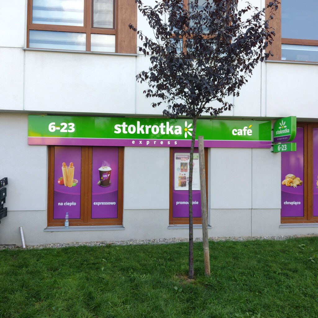Kaseton Dibond Stokrotka Express Kraków