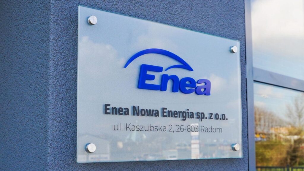 Tabliczka Enea na dystansach