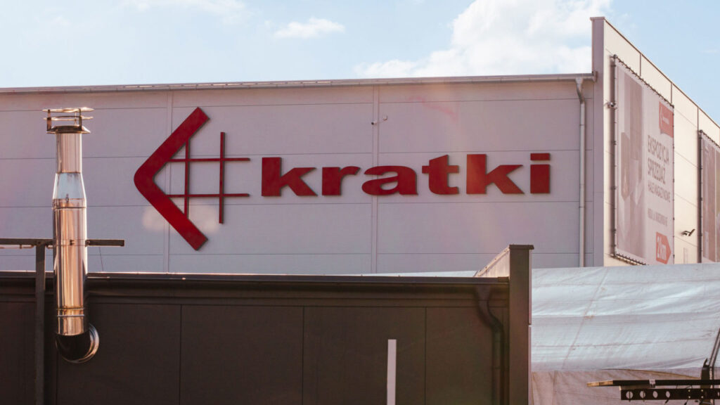 Podświetlane logo Kratki