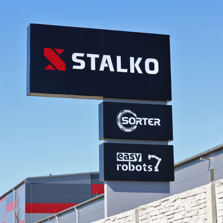 Pylon reklamowy Stalko wolnostojący