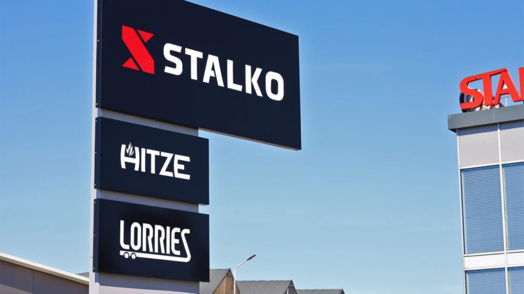 Wolnostojący pylon reklamowy Stalko