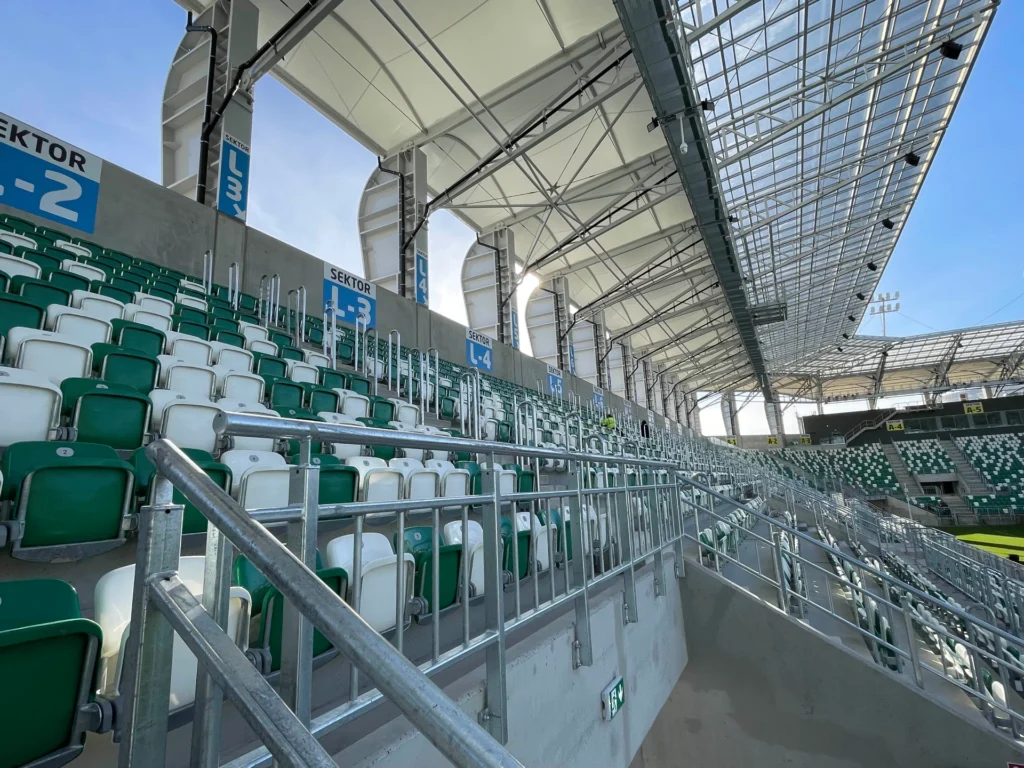 System informacji wizualnej na stadionie